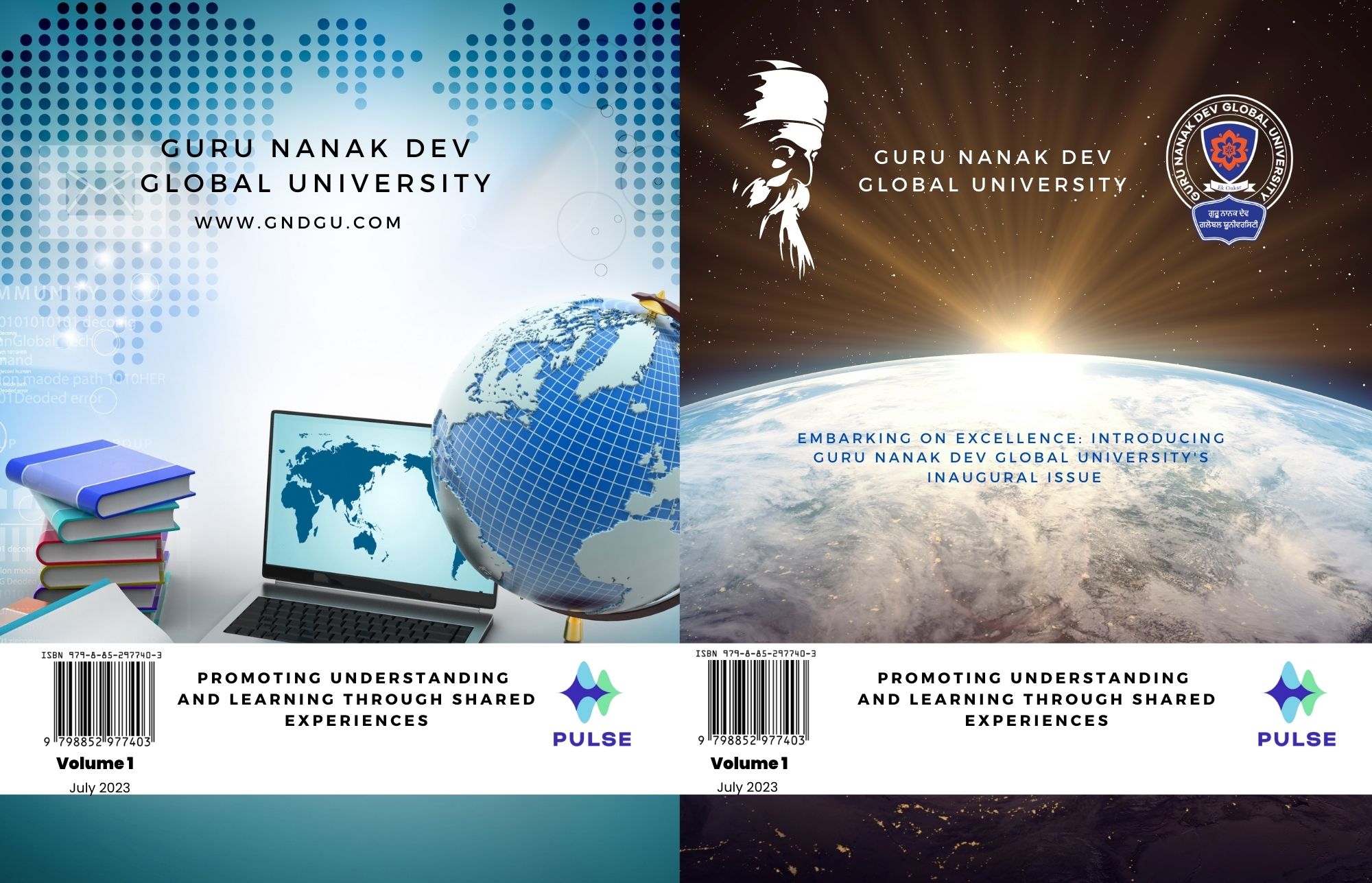 Welcome to PULSE, the Guru Nanak Dev Global University Journal now available on Amazon and Kindle.