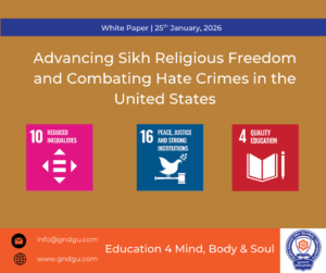 Advancing Sikh Religious Freedom and Combating Hate Crimes in the United States