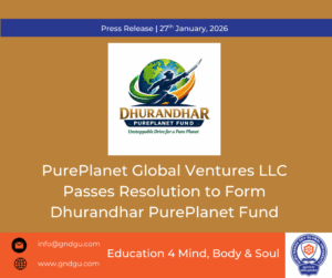 PurePlanet Global Ventures LLC Passes Resolution to Form Dhurandhar PurePlanet Fund