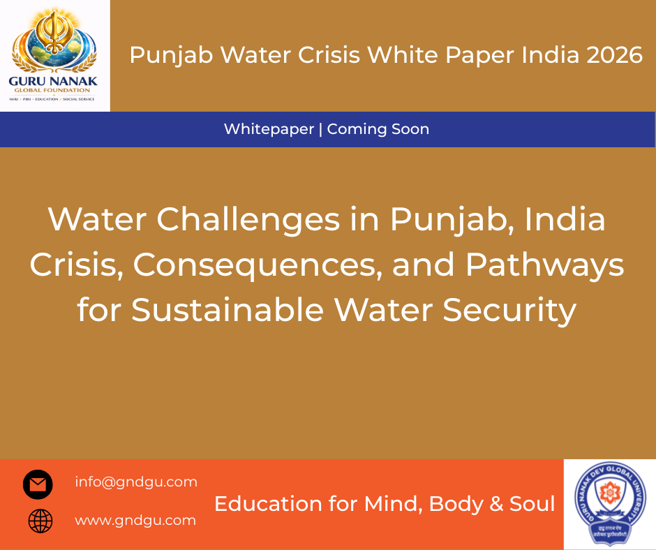 Punjab Water Crisis White Paper India 2026