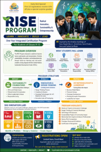 RISE PROGRAM for RD Khosla DAV Model Sr. Secondary School Students